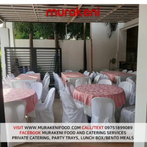 Private house party catering package by Murakeni