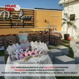 Murakeni Food and Catering - Venue Set Up for Intimate Outdoor Wedding